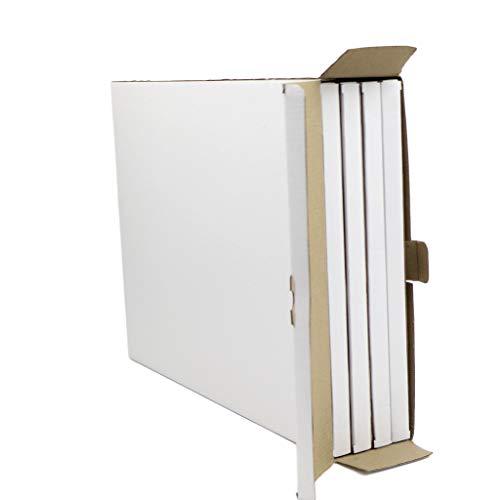 Nacnic Set De 4 Marcos Blancos Tamaño A3 (29.7x42cm). Marco De Color Blanco