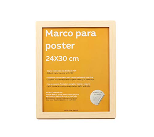 Nacnic Set De 4 Marcos De Madera Y Plexiglas Para Fotos