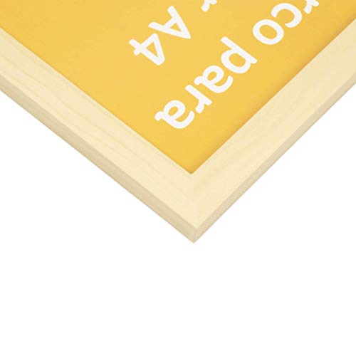 Nacnic Set De 4 Marcos Madera Clara Tamaño A4(21x29.7cm). Marco De Color LIGHT Wood