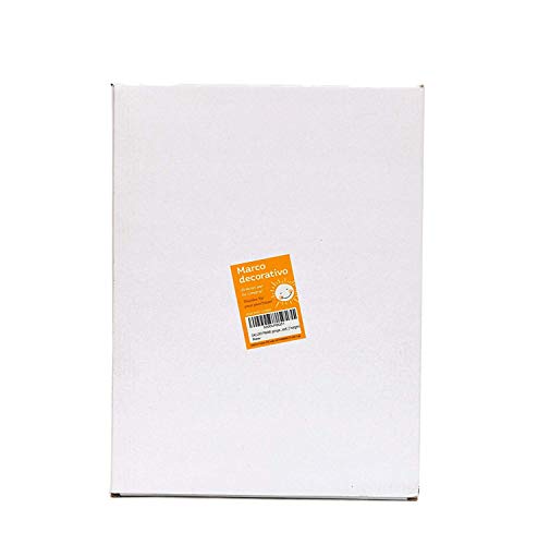 Nacnic Set De 4 Marcos Negros Tamaño A4 - 21x29.7cm. Marco De Color Negro
