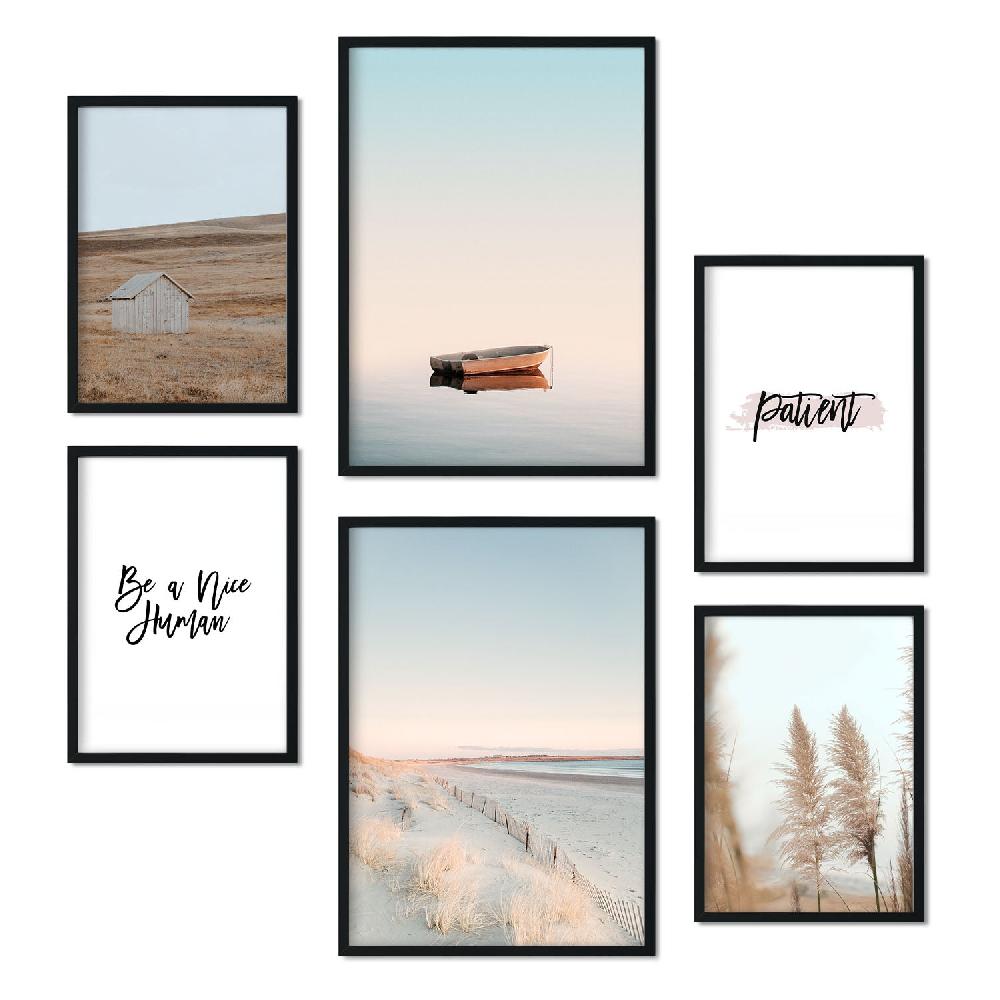 Nacnic Set De 6 Láminas De Fotografía De Playa Y Relax