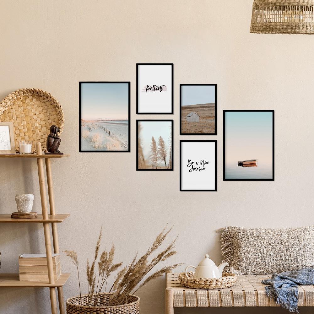 nacnic Set de 6 Láminas de Fotografía de Playa y Relax