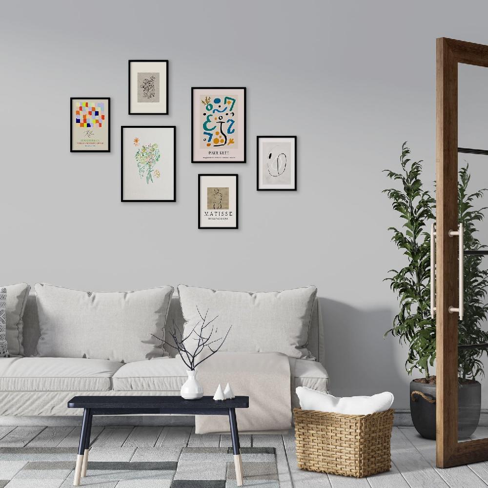 nacnic Set de 6 láminas de Modernismo Estética Collage