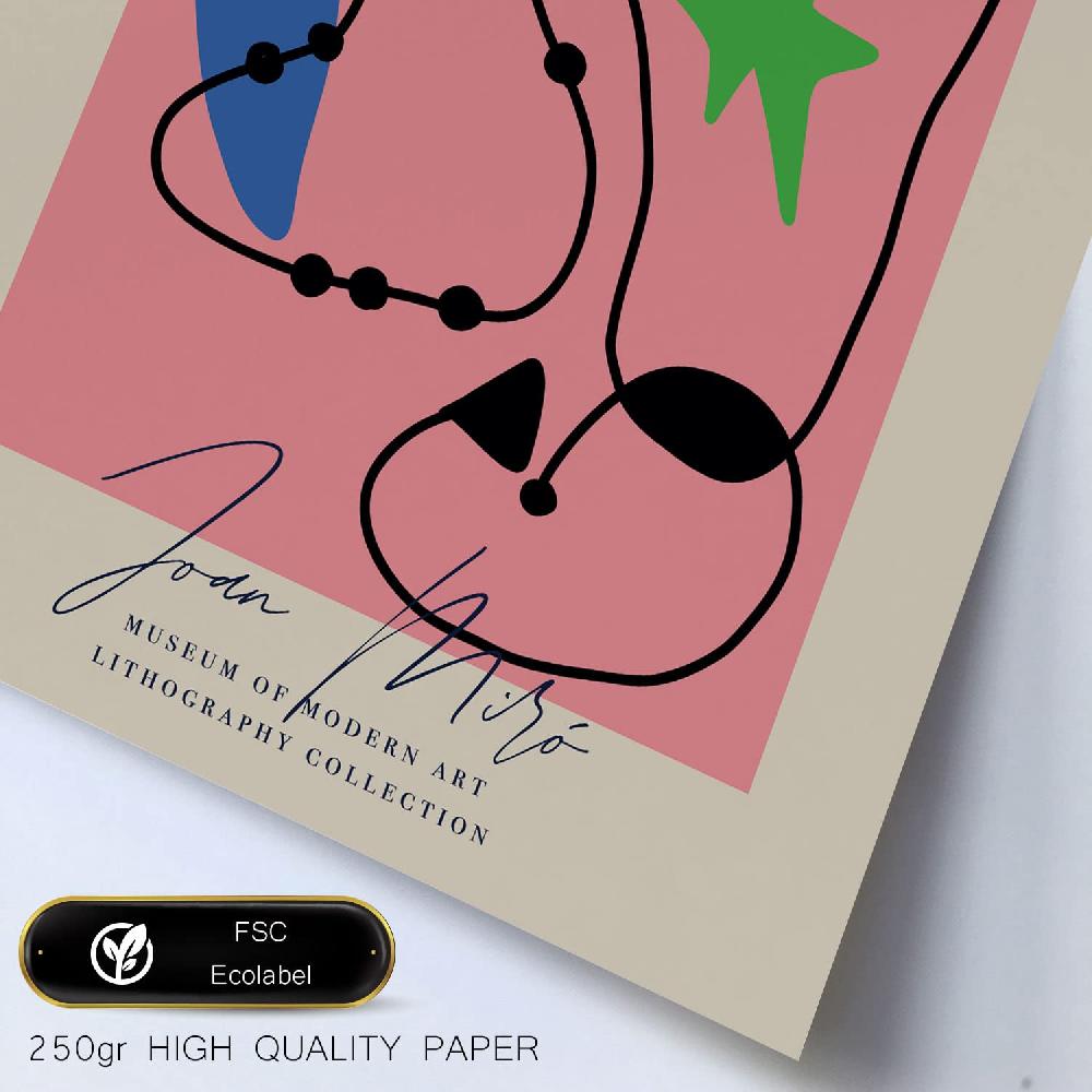 Nacnic Set De 6 Láminas Exposición De Arte Estilo Collage