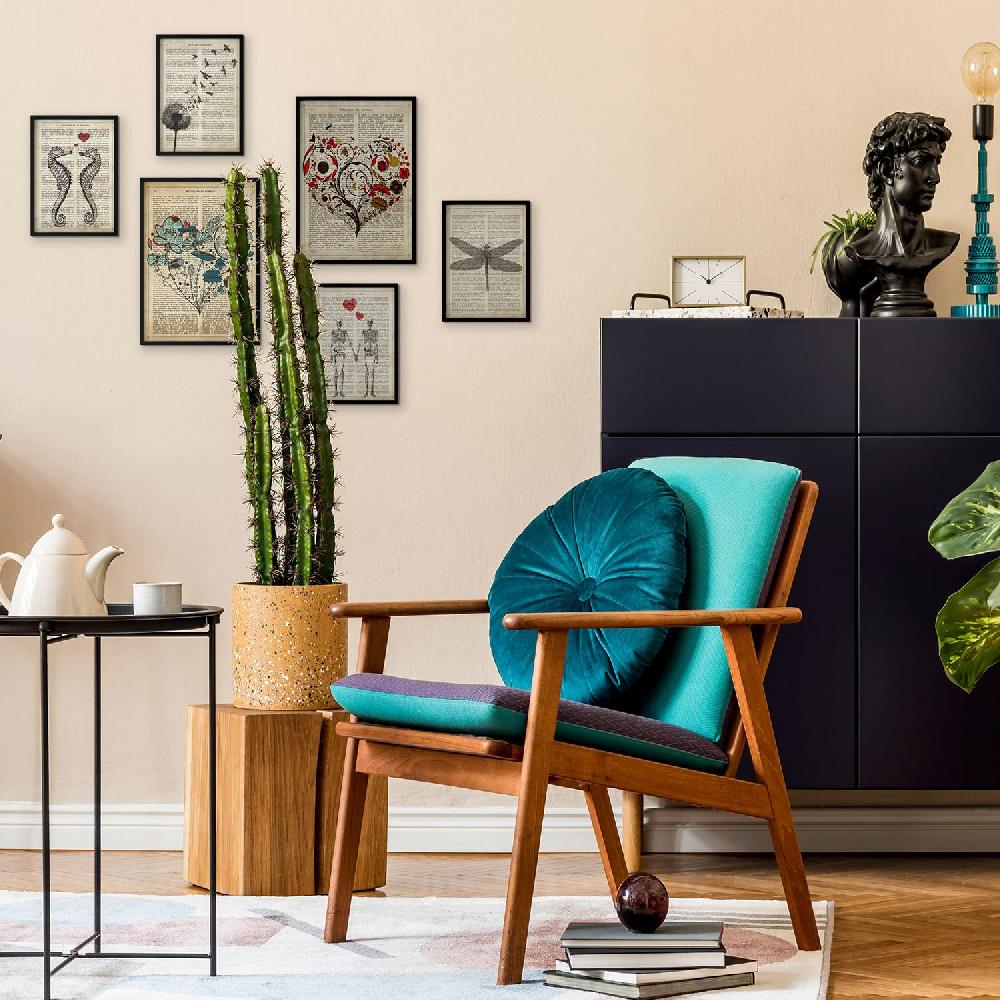 Nacnic Set De 6 Láminas Texto Vintage Con Estética Collage