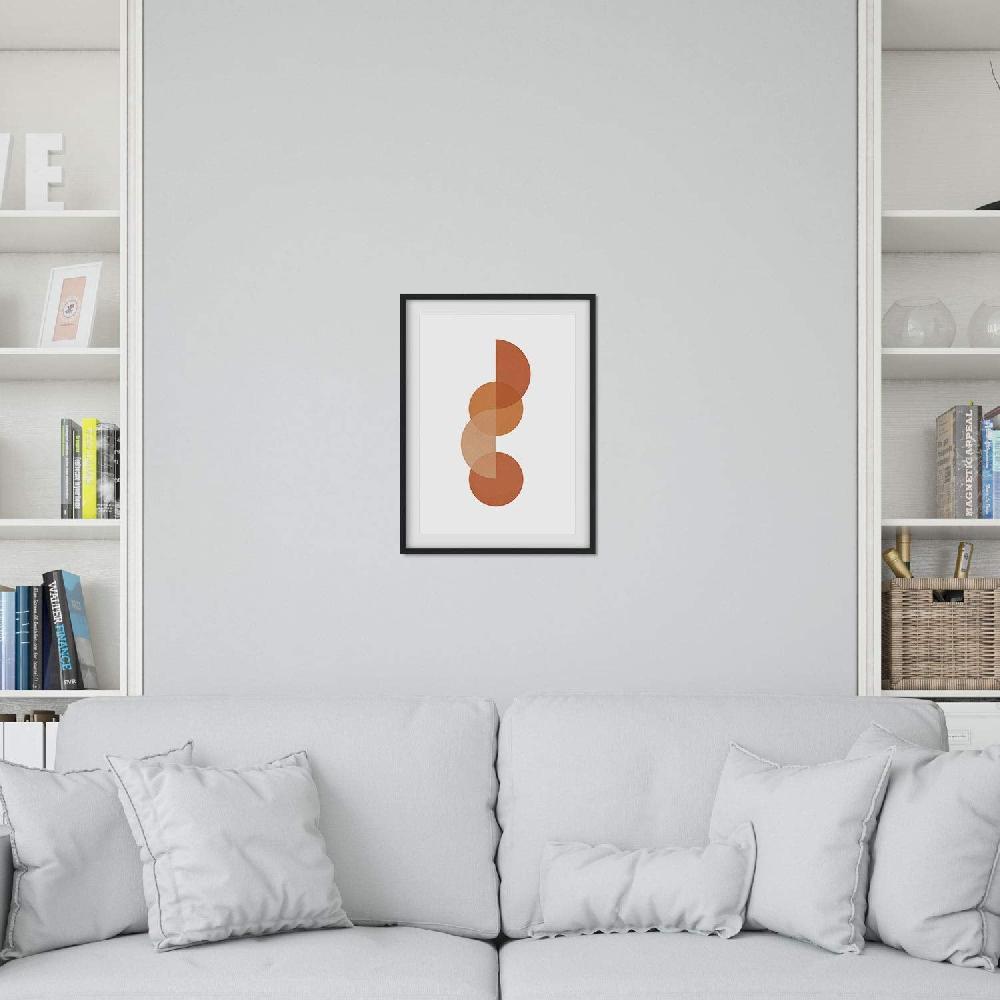Nacnic Set De Cuatro Láminas Coloridas Diseño Marruecos 'Tierra' Minimalista