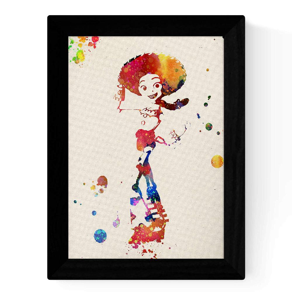 Nacnic Set De Láminas Acuarela Toy Story Con Buzz Woody Jessie Y Caballo