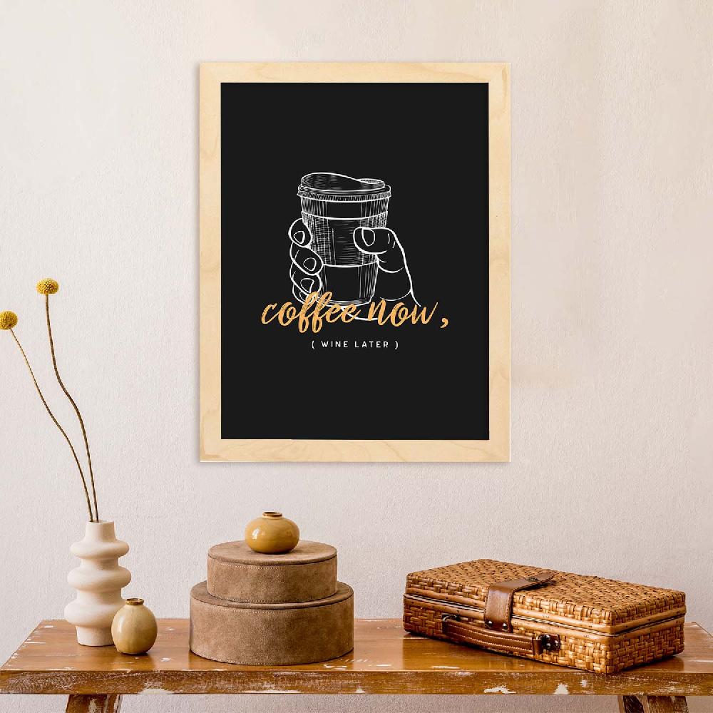 Nacnic Set De Láminas Café Y Vino Para Cafeterías Y Restaurantes