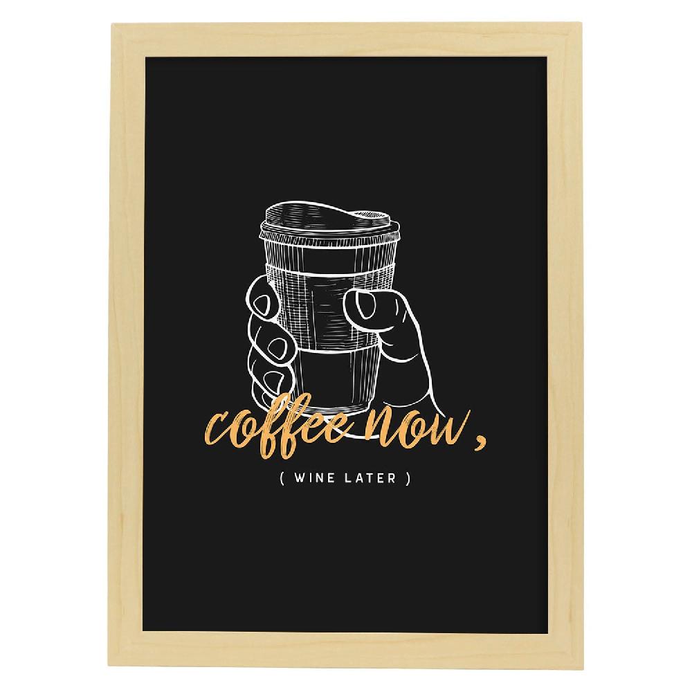 Nacnic Set De Láminas Café Y Vino Para Cafeterías Y Restaurantes