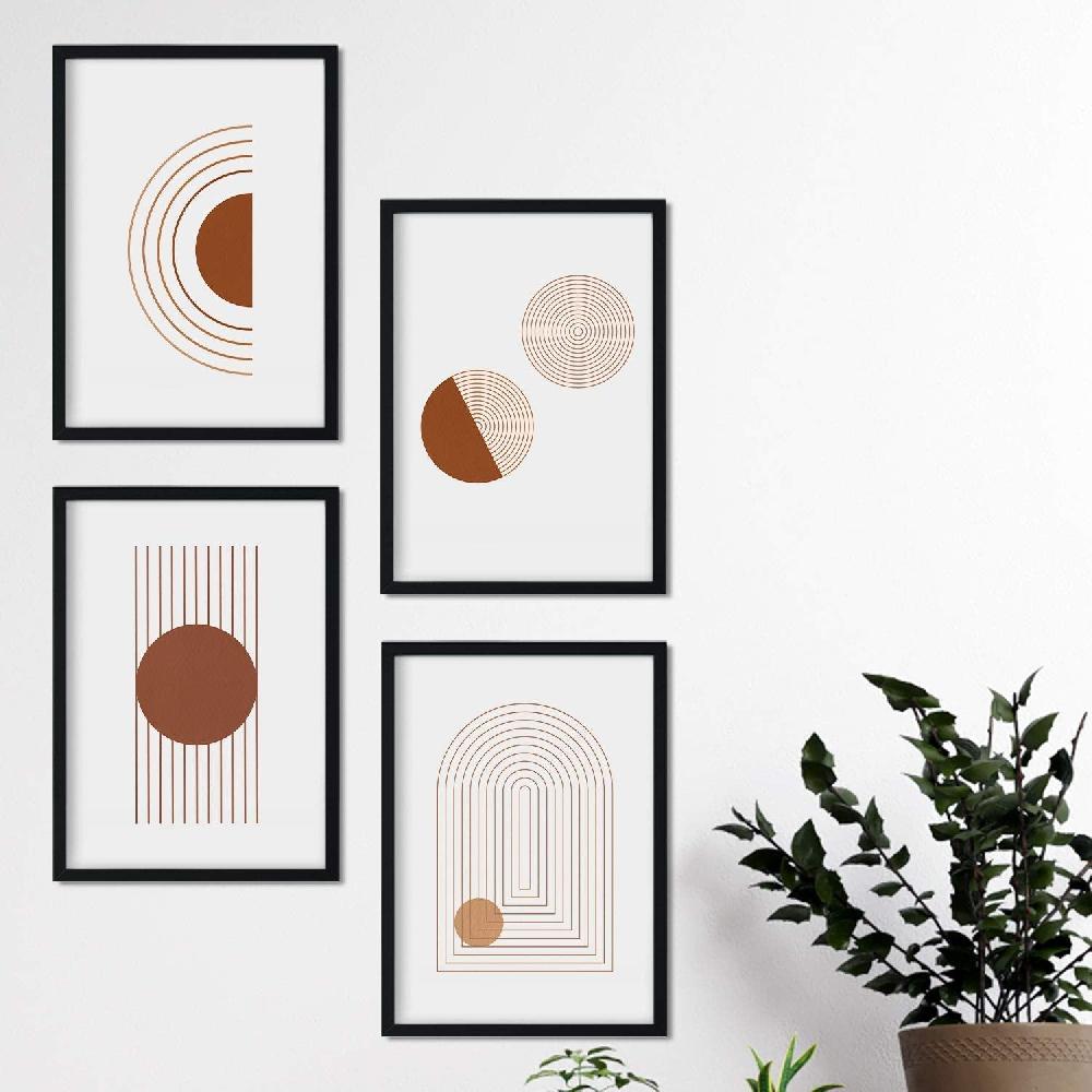 nacnic Set de Láminas Coloridas Diseño Marruecos Minimalista 'Mojave'