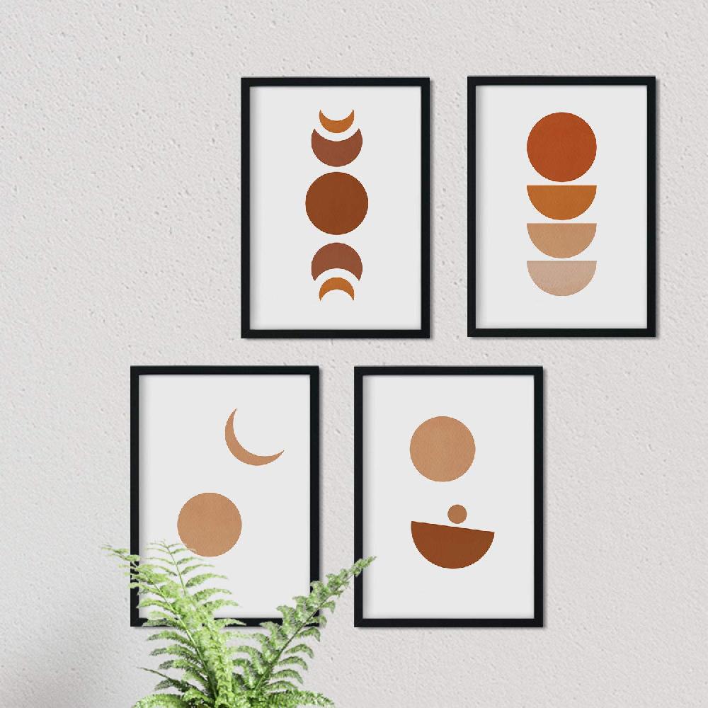 nacnic Set de Láminas Coloridas Diseño Marruecos y Minimalista 'Paramo'