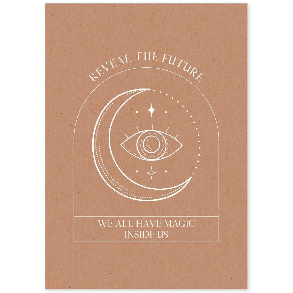 nacnic Set de láminas de arte abstracto floral en tonos tierra