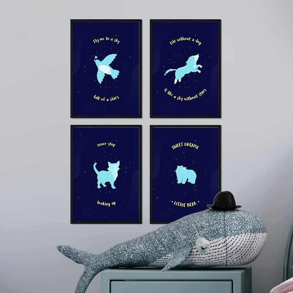 Nacnic Set De Láminas De Mascotas Para Amantes De Los Animales