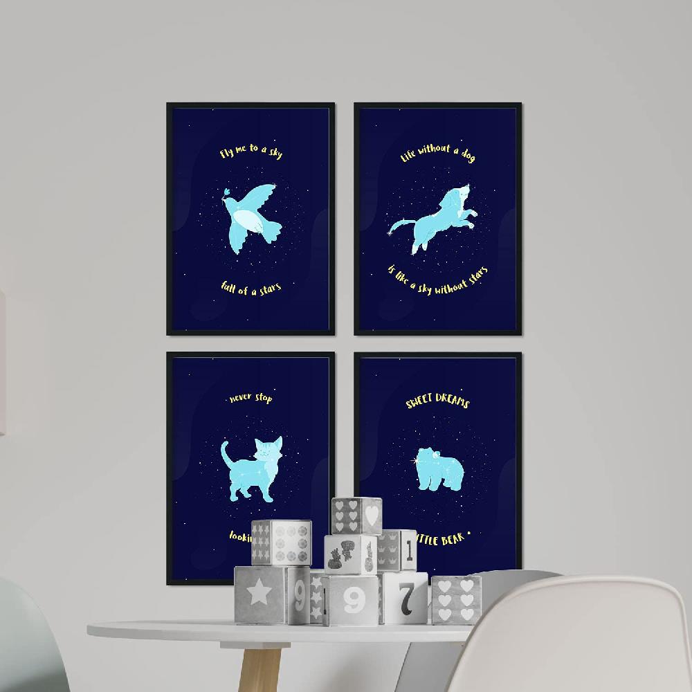 Nacnic Set De Láminas De Mascotas Para Amantes De Los Animales