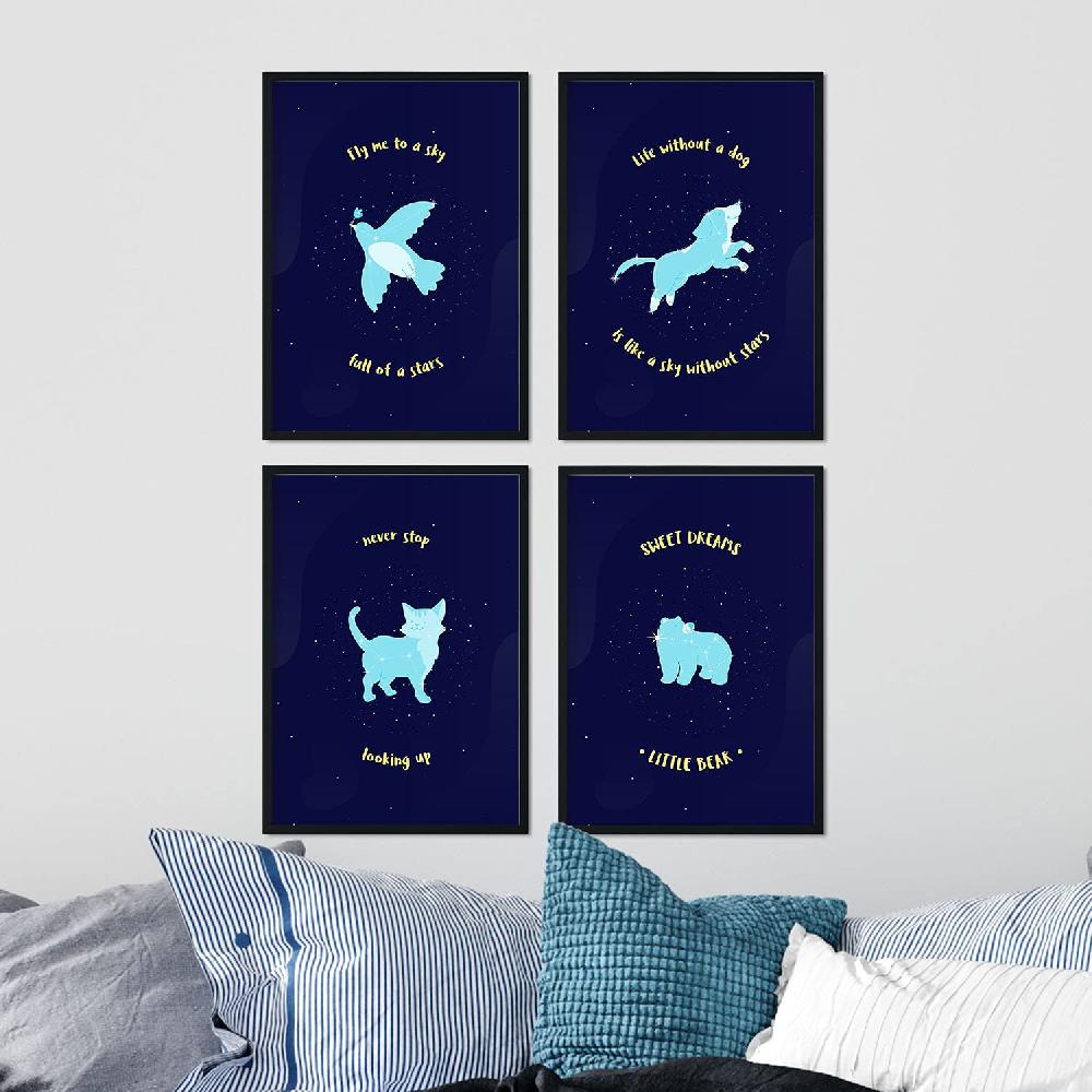 Nacnic Set De Láminas De Mascotas Para Amantes De Los Animales