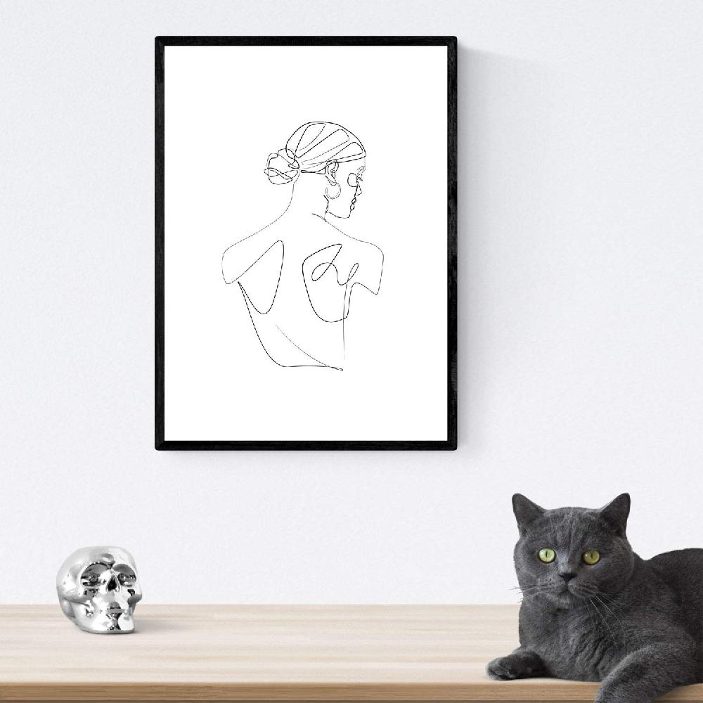Nacnic Set De Láminas De Mensajes Felices Y Dibujos A Un Solo Trazo