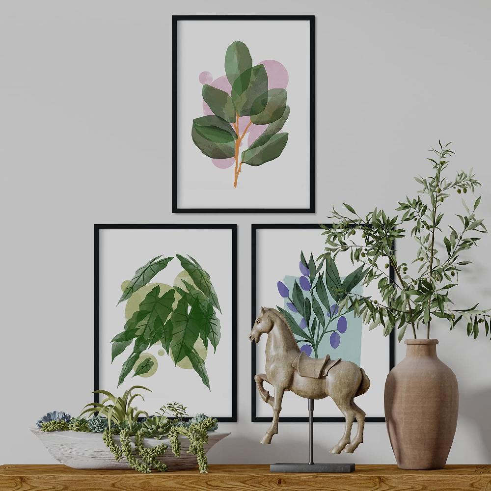 Nacnic Set De Láminas De Plantas Y Flores En Acuarela