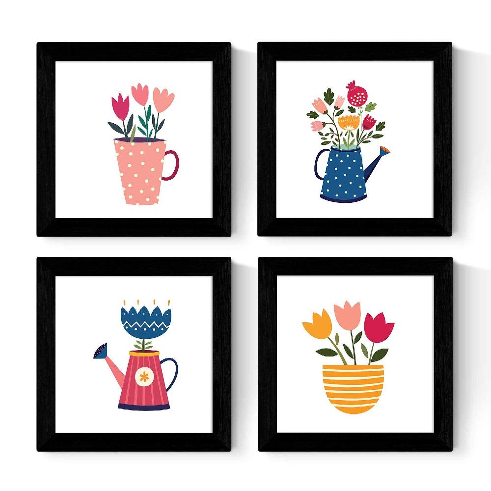 nacnic Set de Láminas de Ramos de Flores Estilo Nórdico