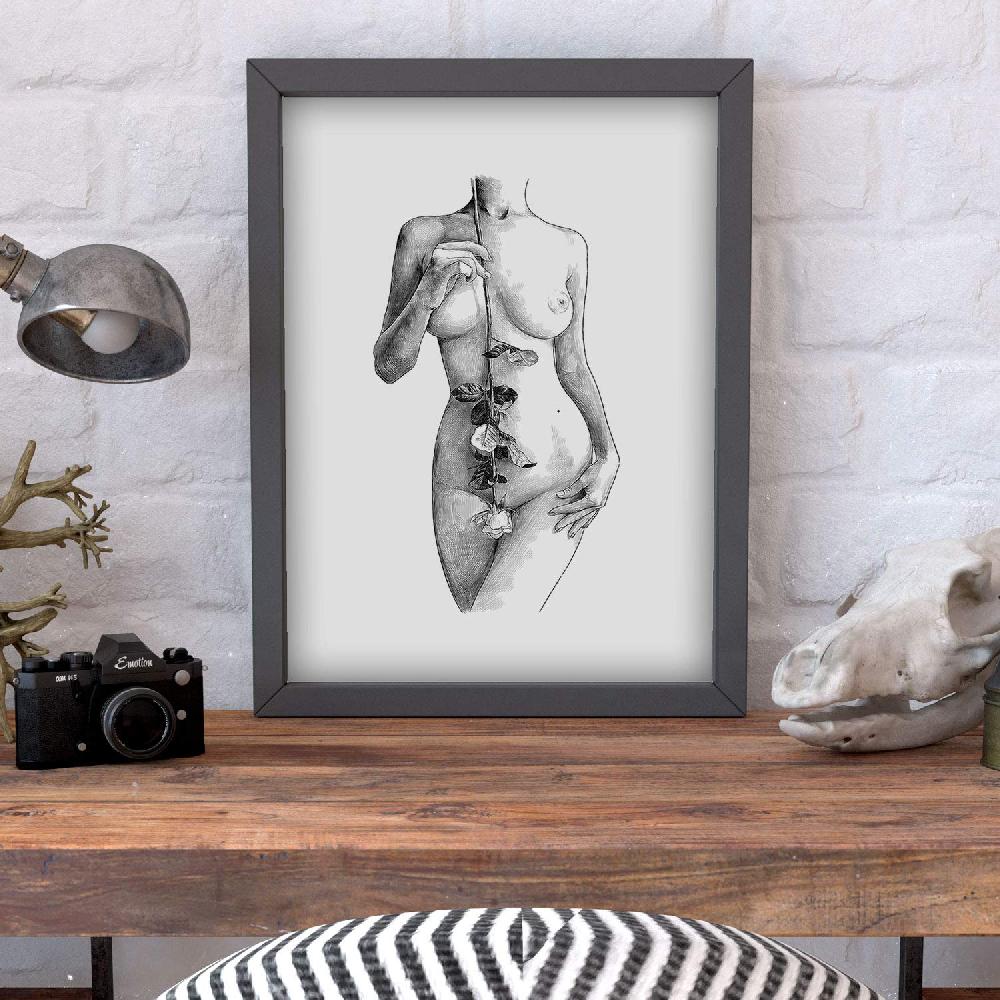 Nacnic Set De Láminas Eróticas Artísticas Del Cuerpo Femenino