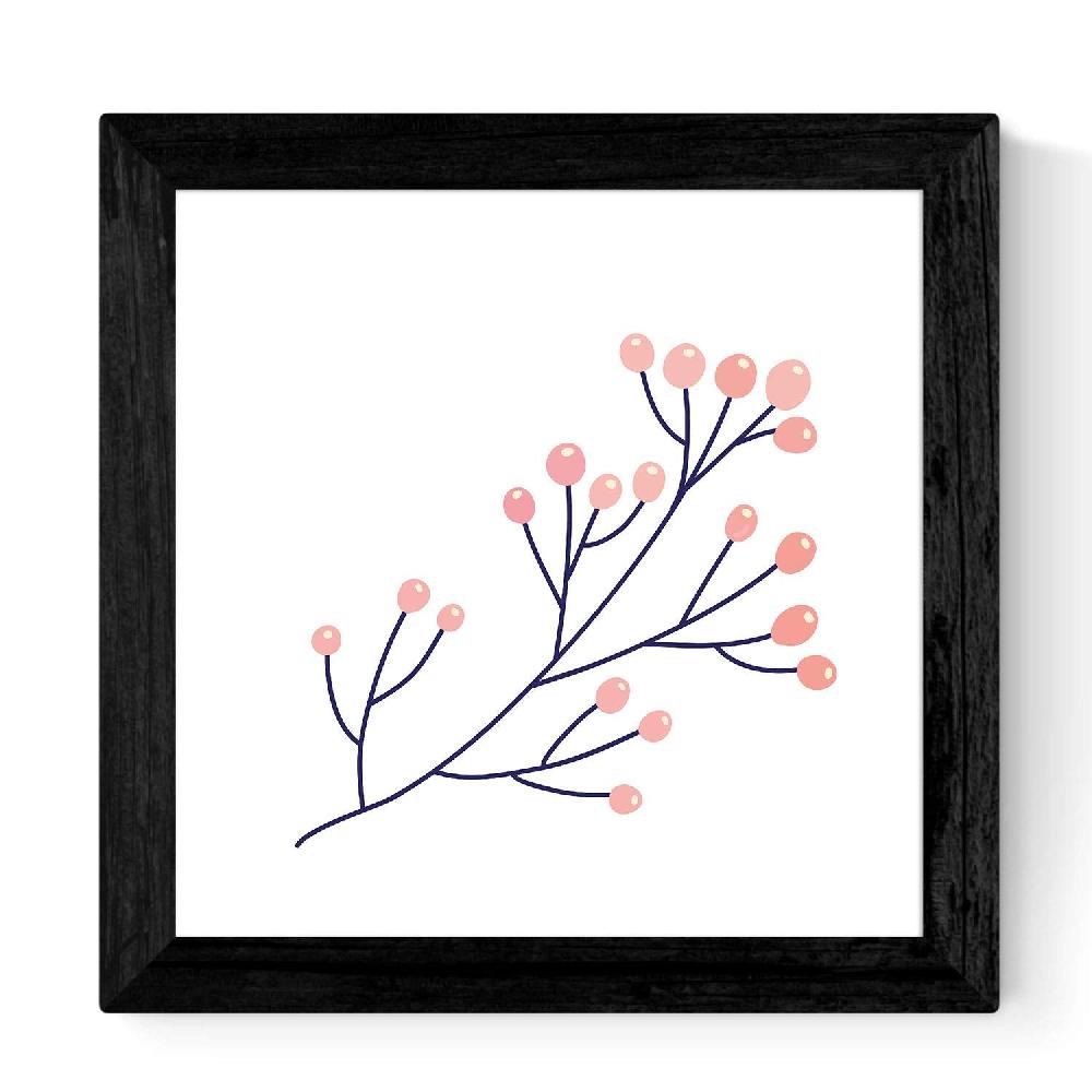 Nacnic Set De Láminas Escandinavas De Ramas Y Flores En Tonos Pastel