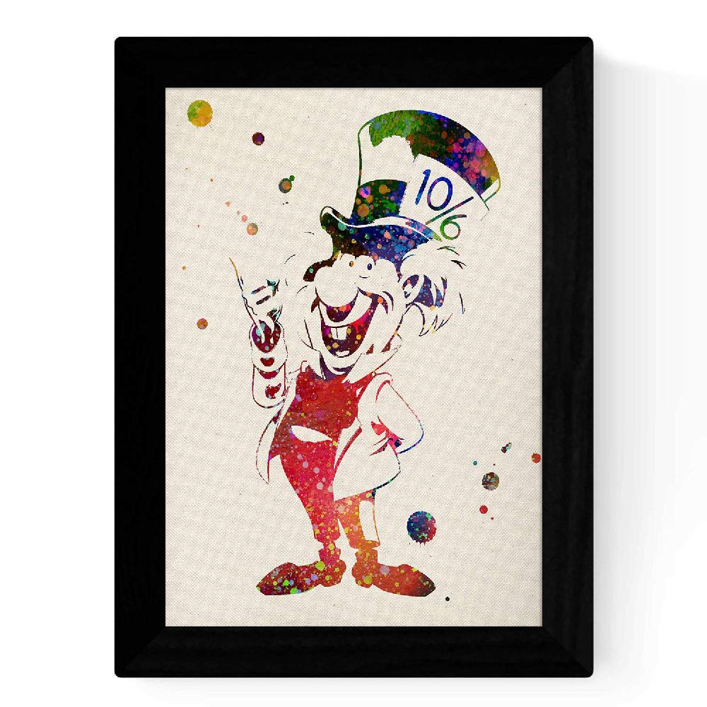 Nacnic Set De Láminas Explosión De Color De Alicia En El Pais De Las Maravillas