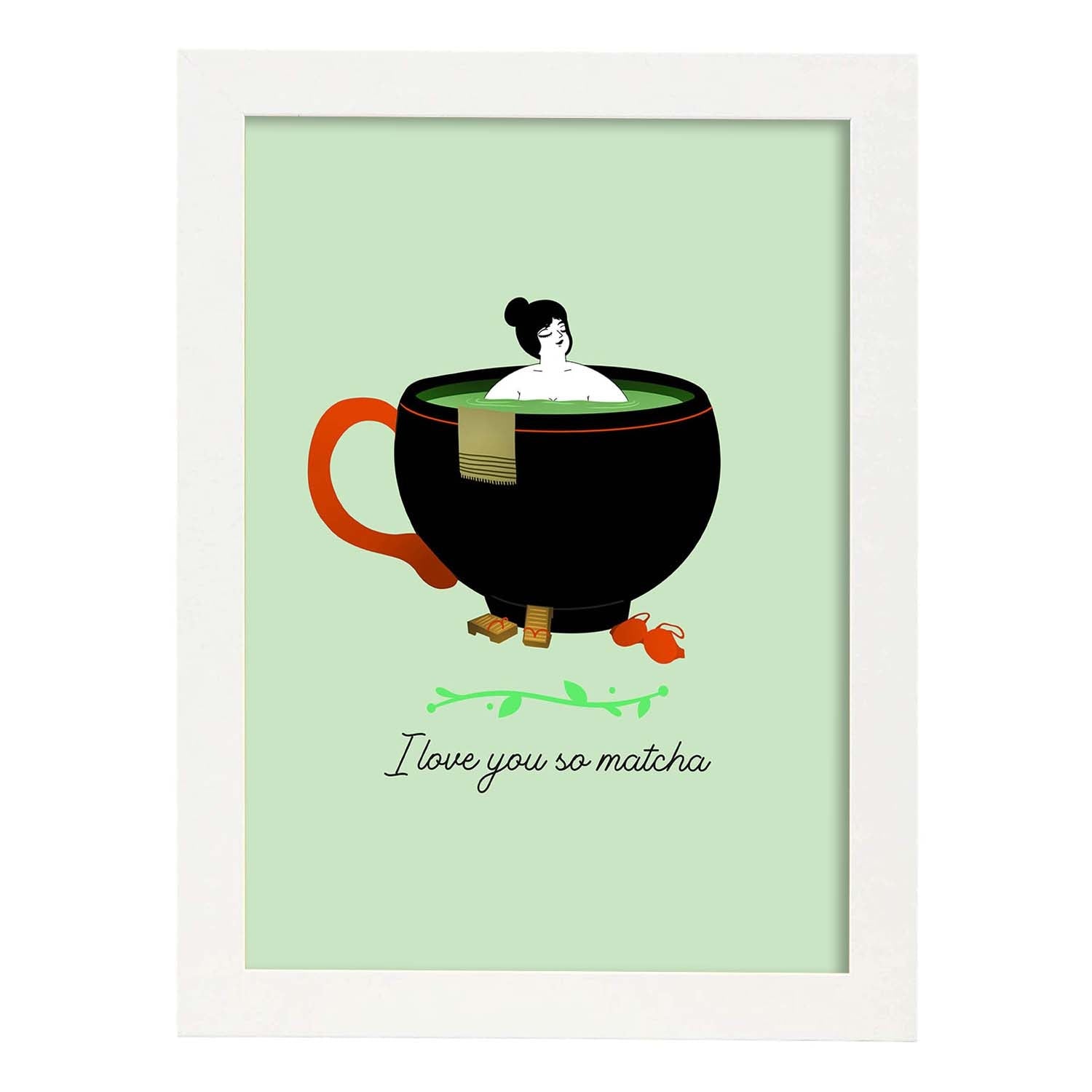 Nacnic Set De Láminas Matcha Para Amantes Del Té Y Café