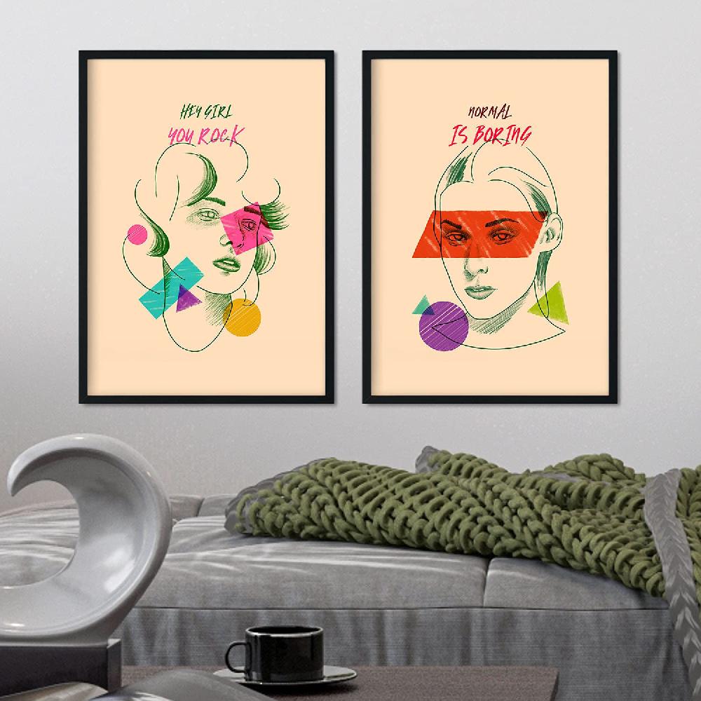 Nacnic Set De Láminas Minimalistas Y Coloridas Pack Verde