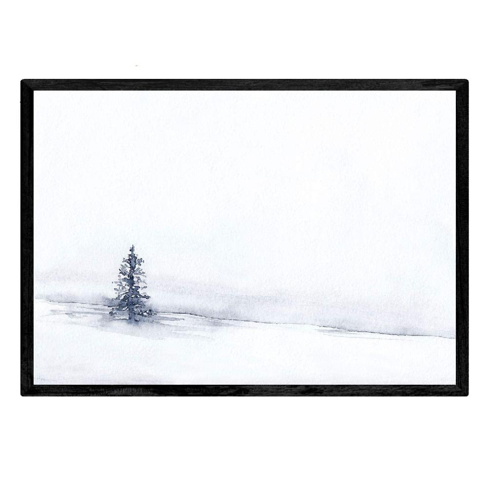 Nacnic Set De Láminas Paisaje Nórdico Con Nieve E Hielo