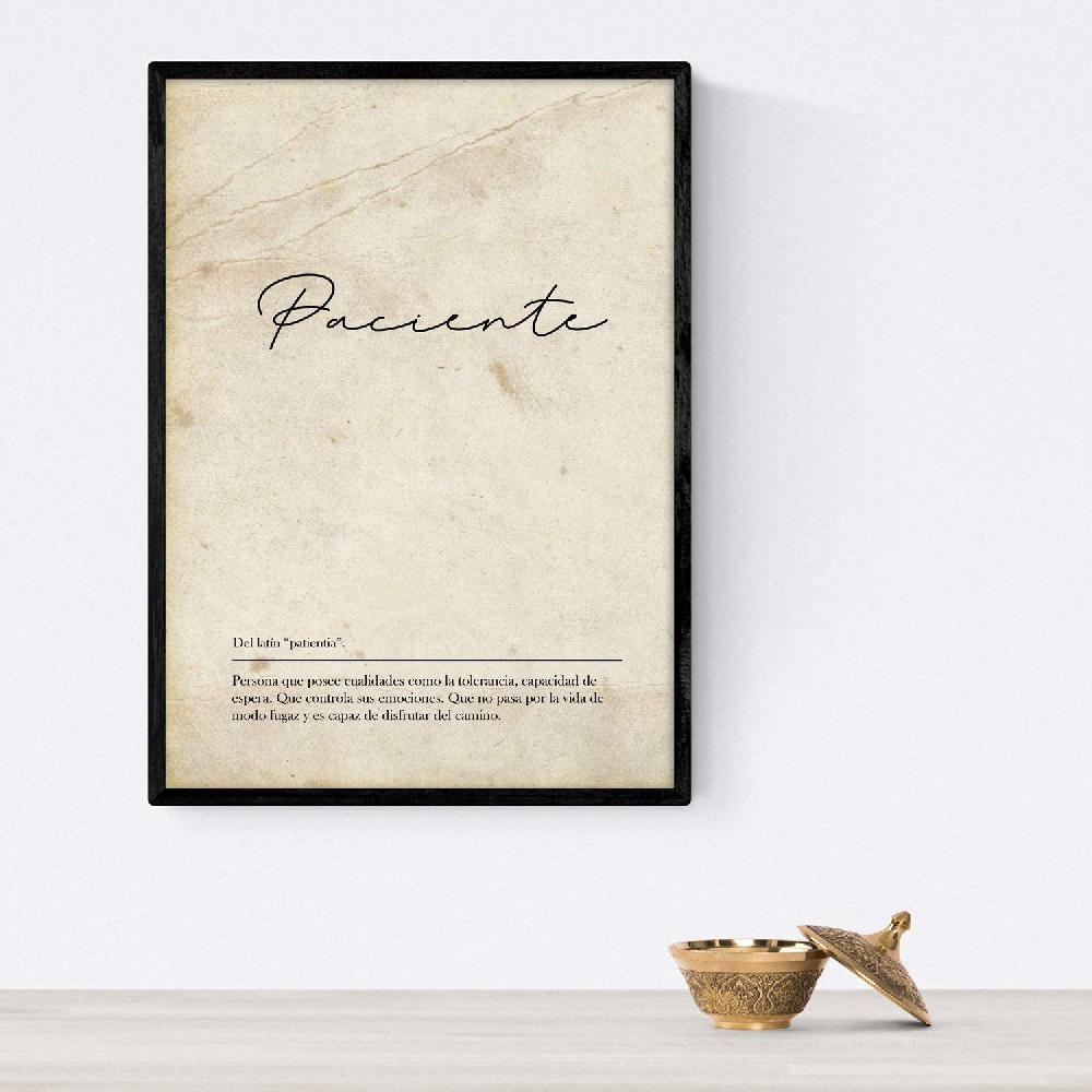 Nacnic Set De Láminas Vintage Con Definiciones Para Madre