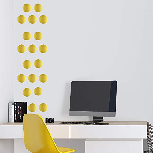 Nacnic Set De Pegatinas De Pared Círculos De Oro - Láminas Decorativas Oficina Tienda