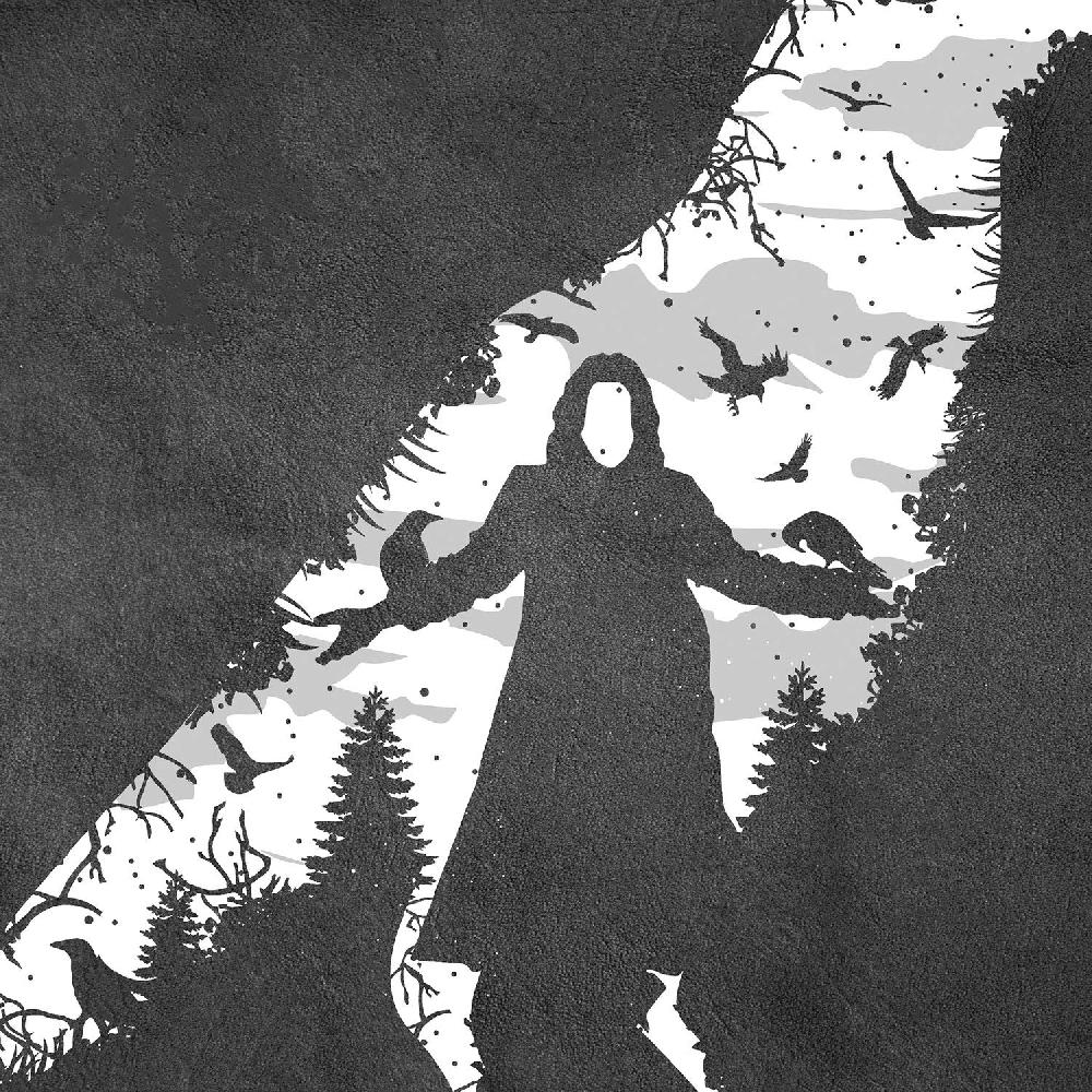 Nacnic Set De Tres Láminas De V De Vendeta Scream Y El Cuervo En Blanco Y Negro Estilo Pizarra
