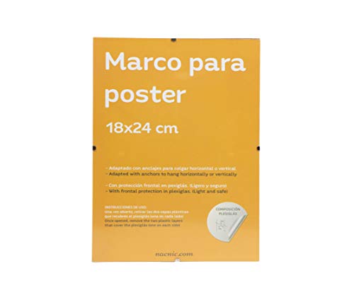 nacnic Soporte de Plexiglas para Láminas con Anclajes para Colgar