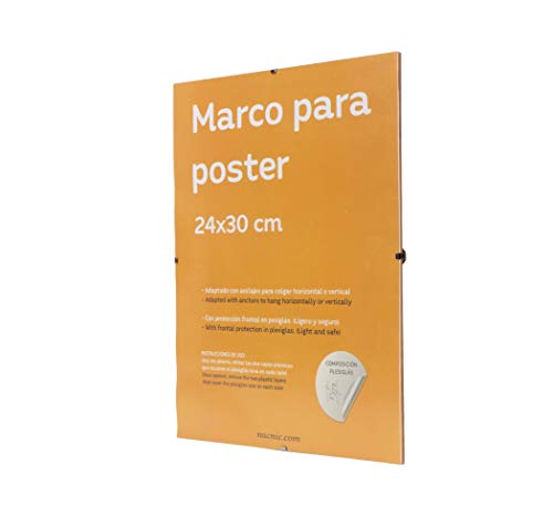 Nacnic Soporte Transparente Para Láminas Con Plexiglas Y Anclajes