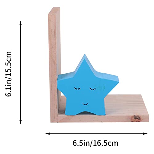 Nacnic Sujetalibros Infantil Estrellas Azules Estilo Nórdico