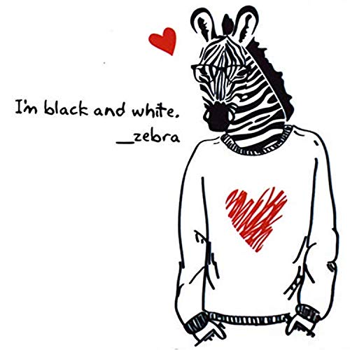 Nacnic Vinilo Adhesivo De Pared Zebra Para Dormitorios Juveniles - Lámina