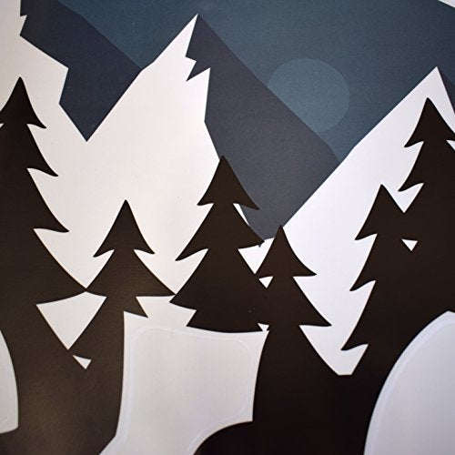 Nacnic Vinilo Decorativo Geométrico De Osos Polares Para Dormitorios Y Salones