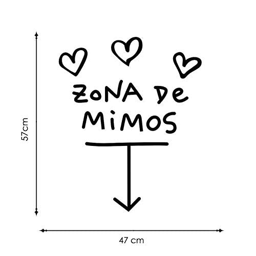 Nacnic Vinilo Decorativo ZONA DE MIMOS Y Oficina - Láminas