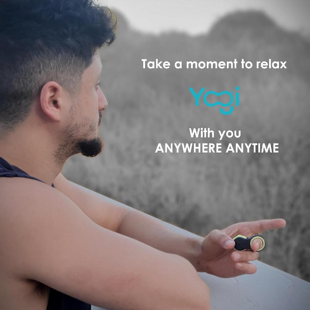 Nacnic Yogi Juguete Inquieto Hilanderos Inquietos Para Adultos Alivio De La Ansiedad ADHD Add Y Autismo Juguetes Inquietos Silenciosos Para Niños Cinco Tamaños De Anillos - Luz De Luna