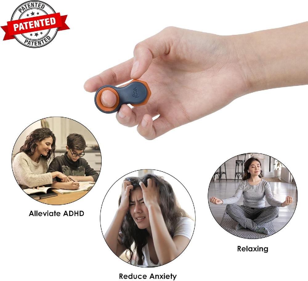 Nacnic Yogi Juguete Inquieto Hilanderos Inquietos Para Adultos Alivio De La Ansiedad ADHD Add Y Autismo Juguetes Inquietos Silenciosos Para Adultos Y Niños Cinco Tamaños De Anillos Supernova