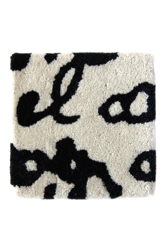 Nanimarquina Alfombra Black On White Manuscrit Runner L