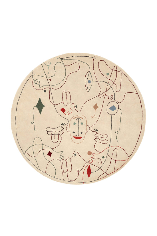 nanimarquina Alfombra circular Silhouette Tufting