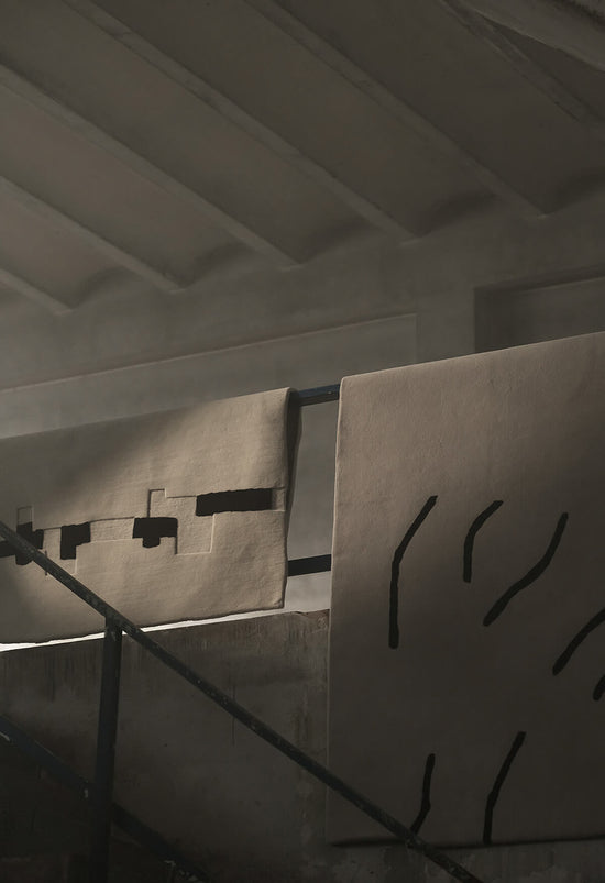 Nanimarquina Tapiz Chillida Gravitación Tinta 1991