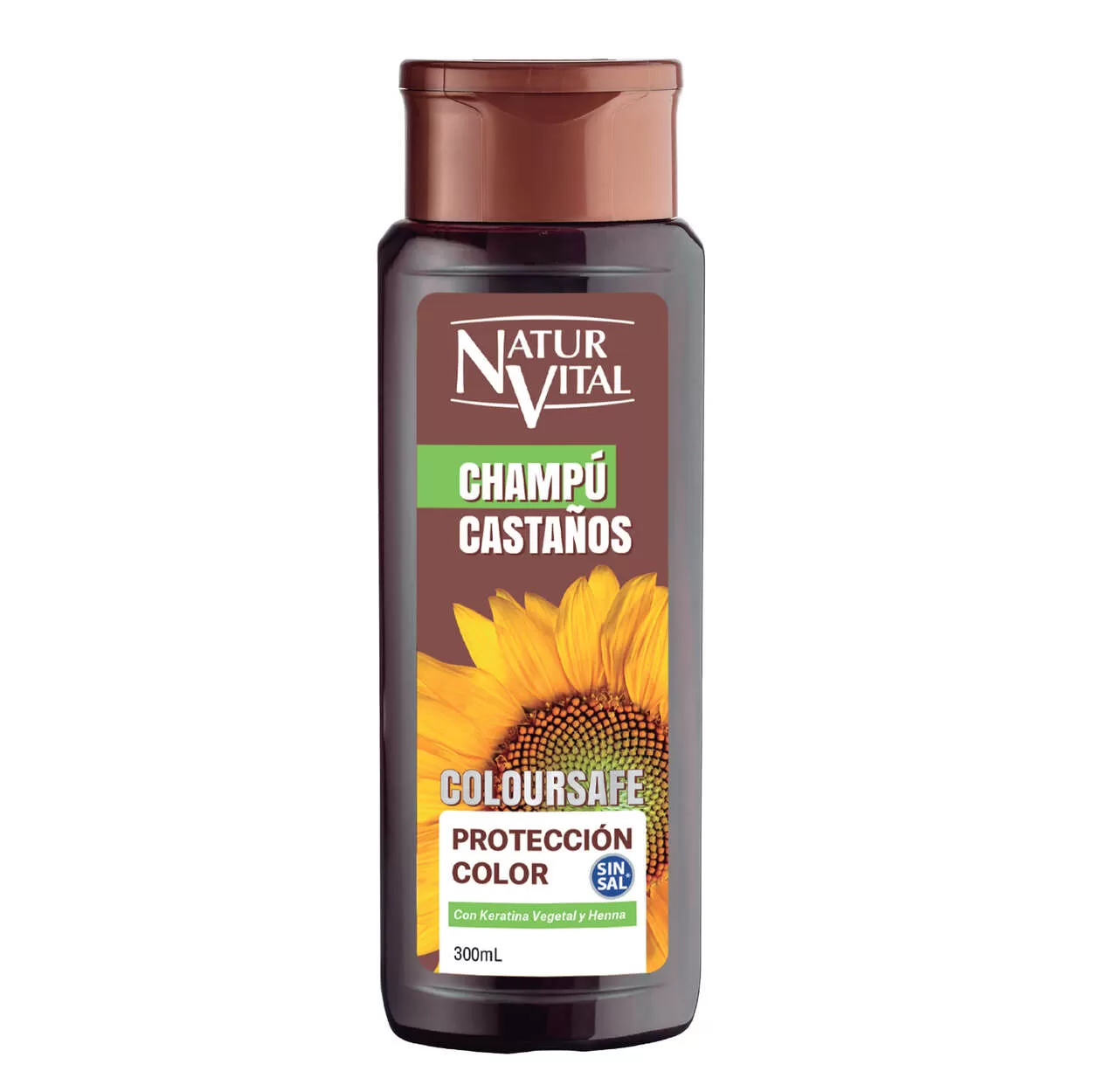 naturaleza y vida Champú coloursafe castaño x 300 ml