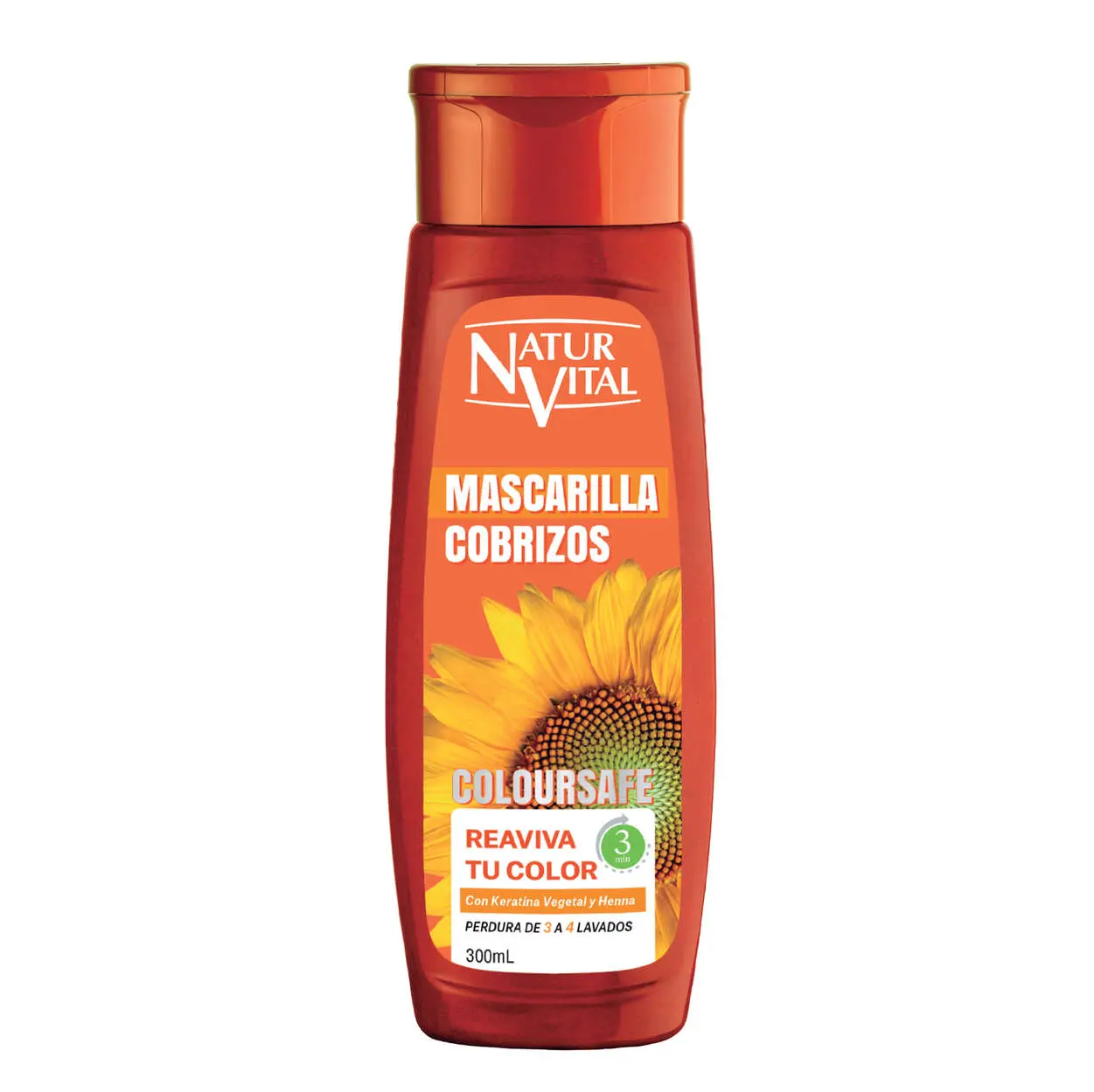 naturaleza y vida Mascarilla capilar coloursafe cobrizo x 300 ml