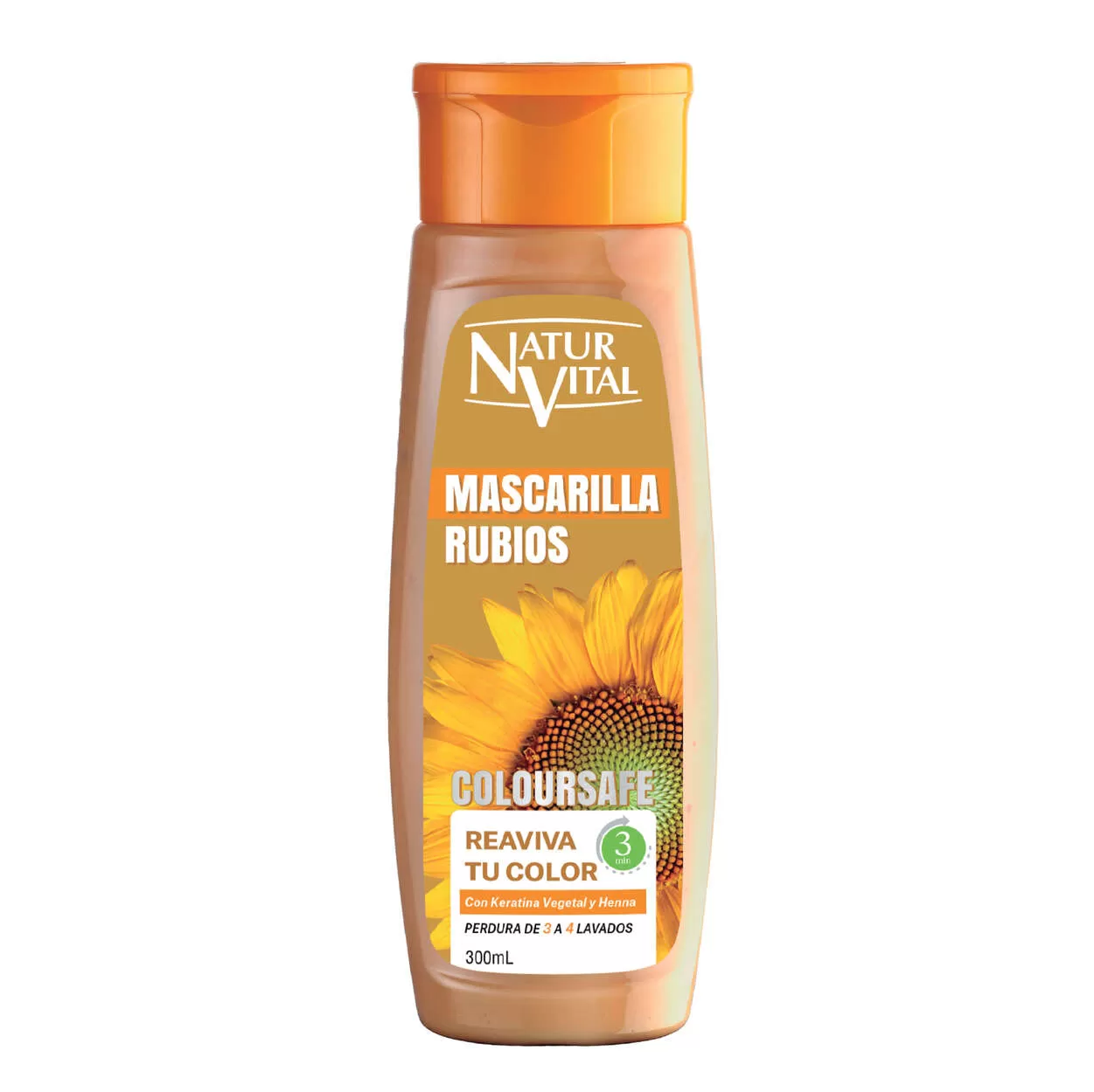 naturaleza y vida Mascarilla capilar coloursafe rubio x 300 ml