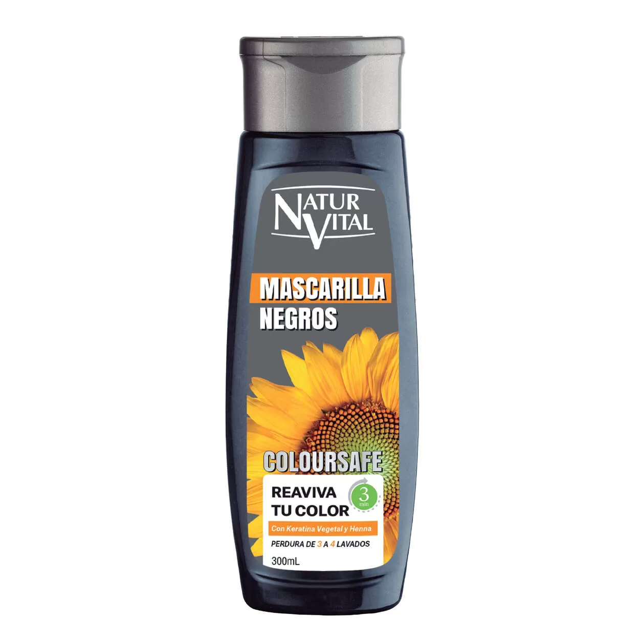naturaleza y vida Champú coloursafe negro x 300 ml