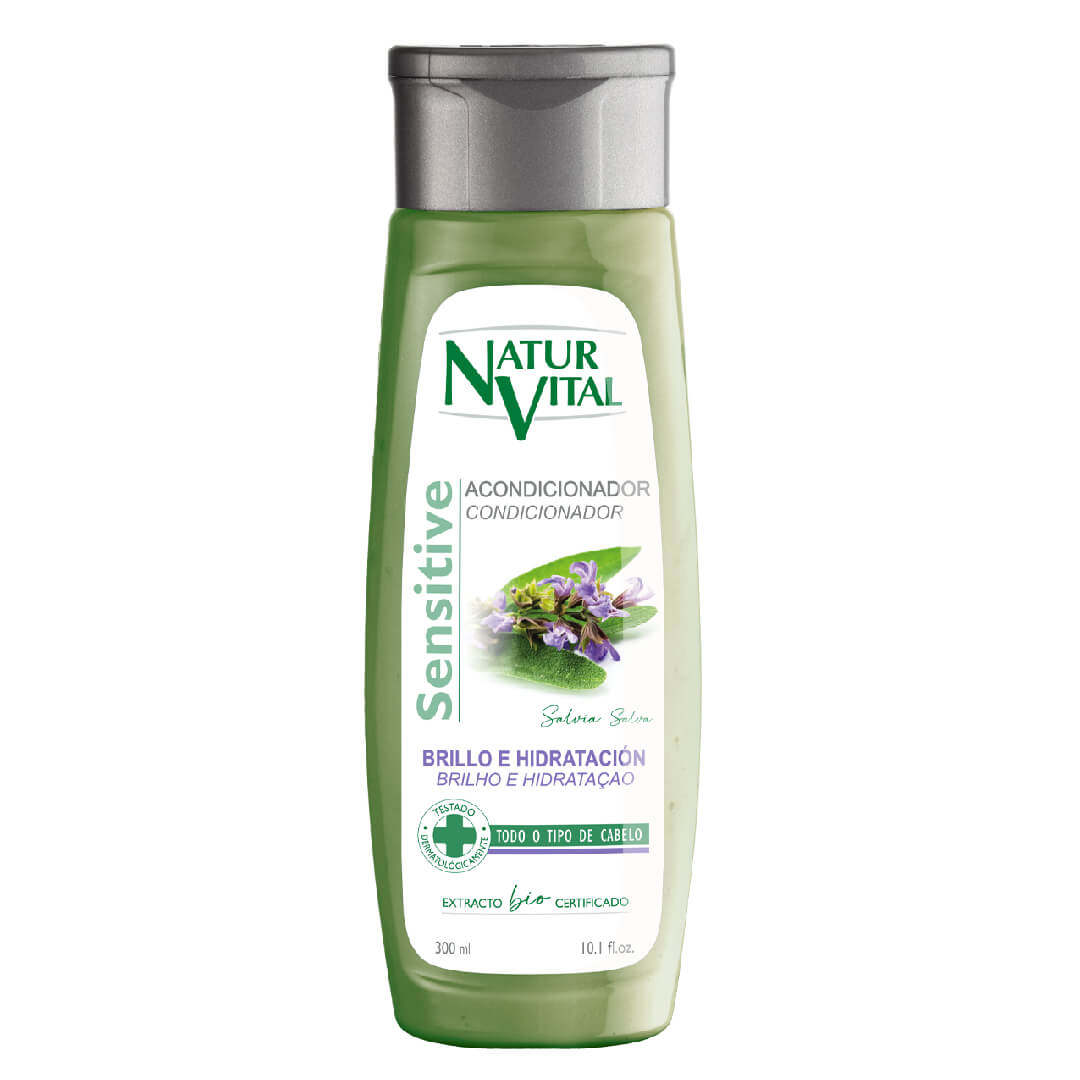 naturvital Acondicionador Sensitive Brillo e Hidratación