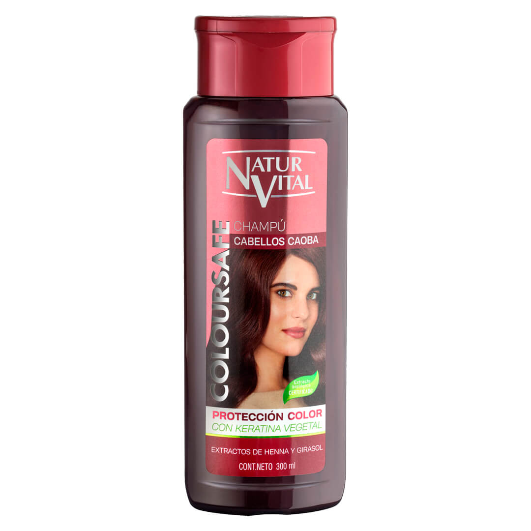 naturvital Champú ColourSafe Cabellos Caoba
