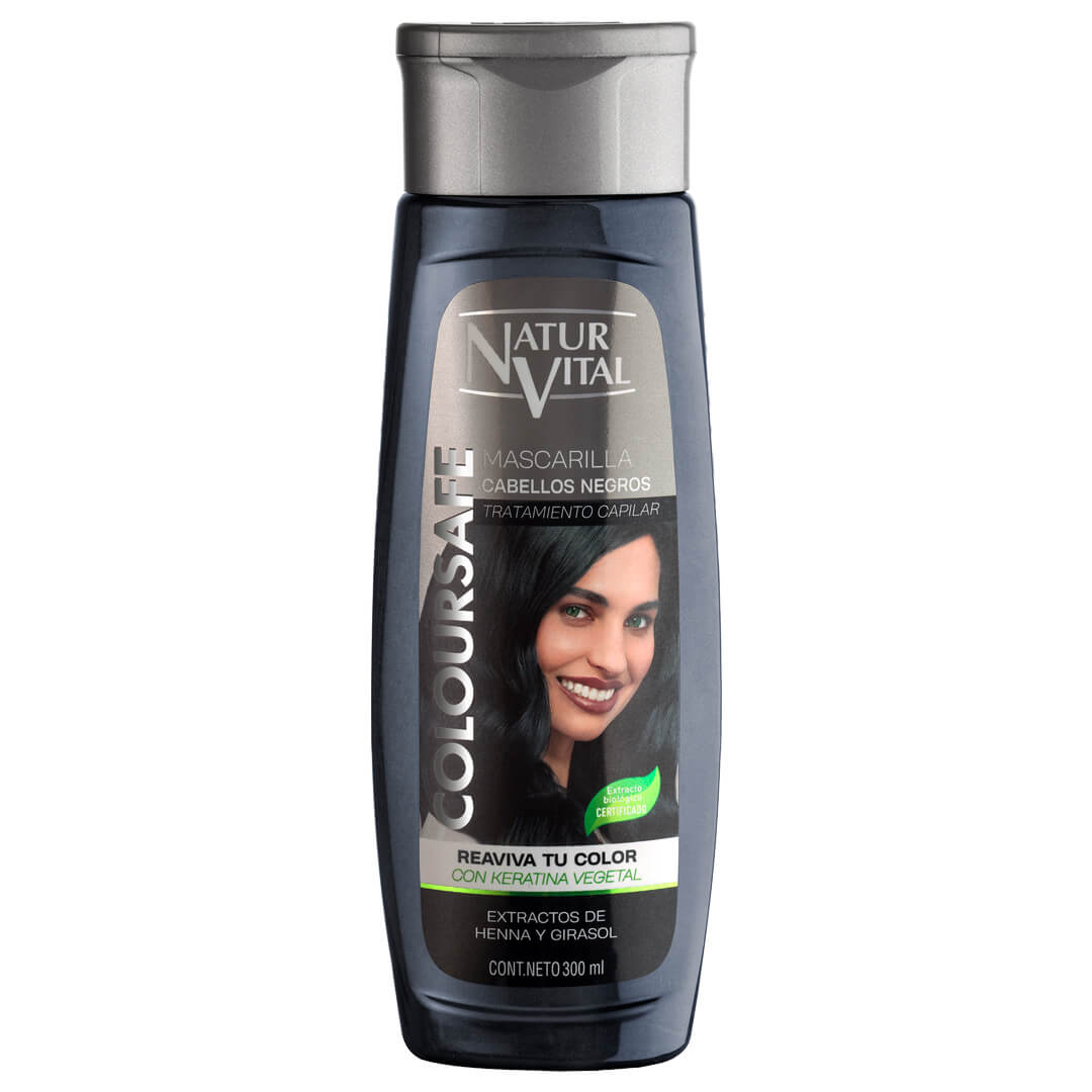 naturvital Mascarilla ColourSafe Cabellos Negros