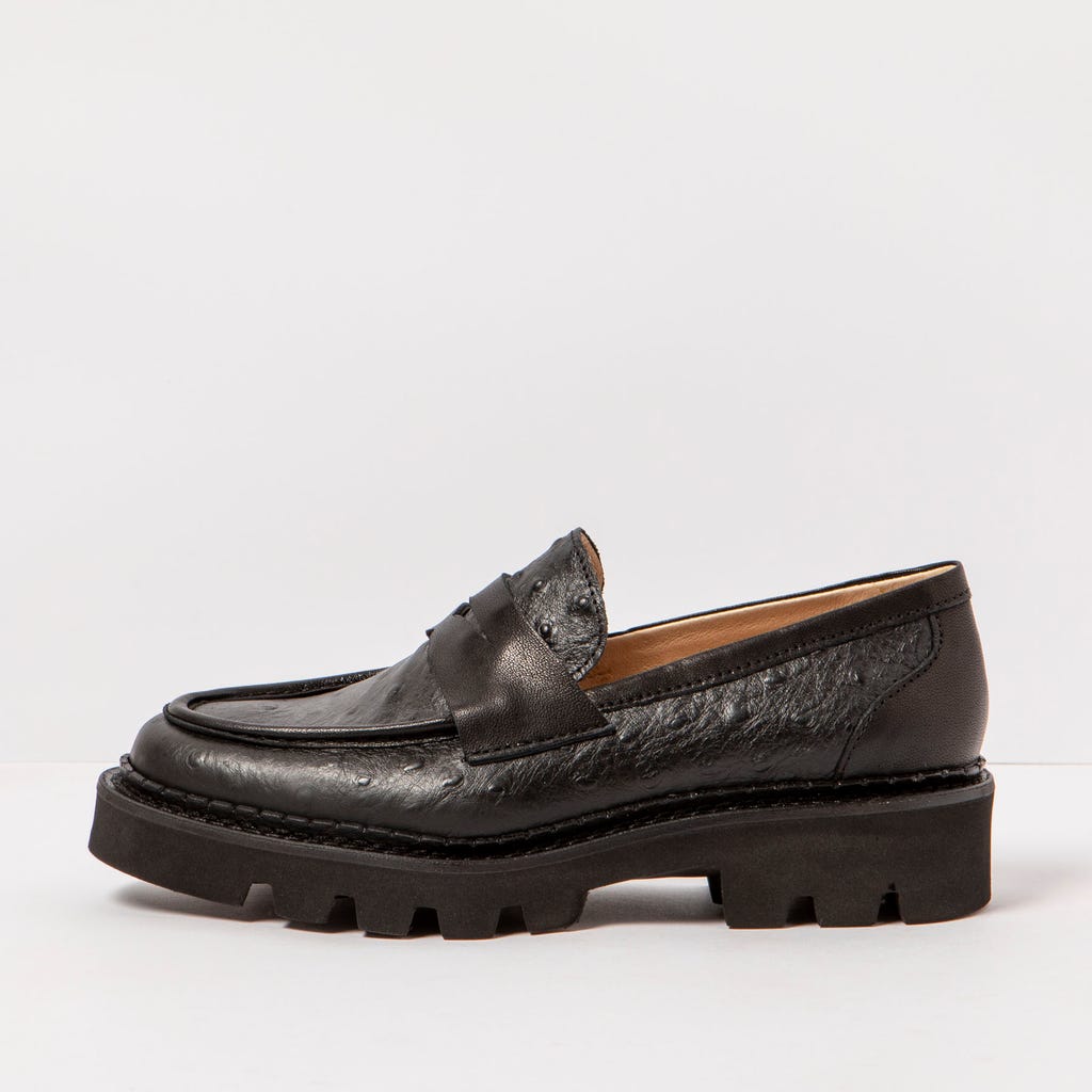 neosens S3163S FANTASY OSTRICH BLACK/BLAVER
